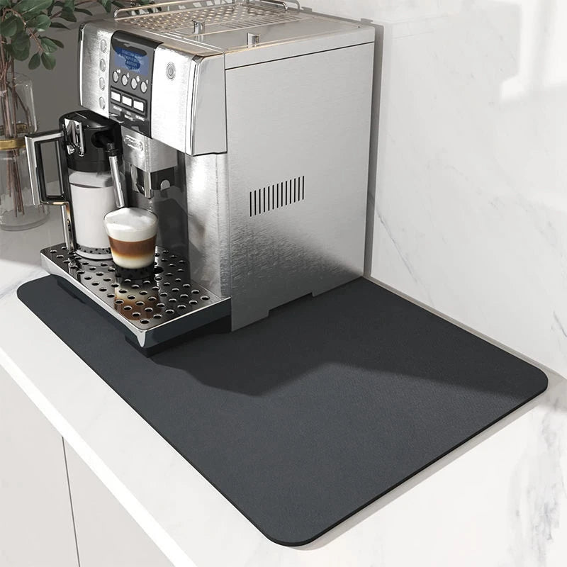 Kitchen Mat Drainer Kitchen Pad Coffee Absorbent Dish Place Mats Drying Tableware Pad Dish Cocina Mats for Kitchen Accessories