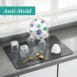 Kitchen Mat Drainer Kitchen Pad Coffee Absorbent Dish Place Mats Drying Tableware Pad Dish Cocina Mats for Kitchen Accessories