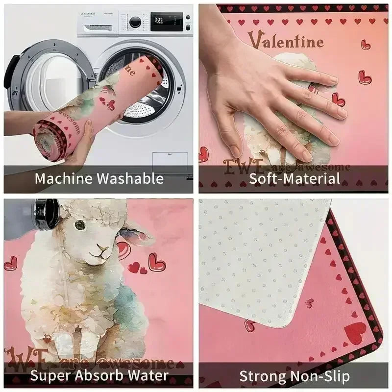 Kitchen Mat Printed Kitchen Rugs Area Mat Hallway Long Carpets for Living Room Bedroom Entrance Doormat Living Room Decoration