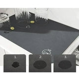 Kitchen Rugs Dish Drying Mat Absorbent Drain Pad Kitchen Carpet Coffee Dish Drainer Draining Mat Tablemat Fashion and Beautiful