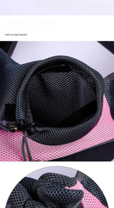 Pet backpack, portable shoulder bag for travel, hands-free outdoor crossbody bag suitable for cat and dog pet supplies
