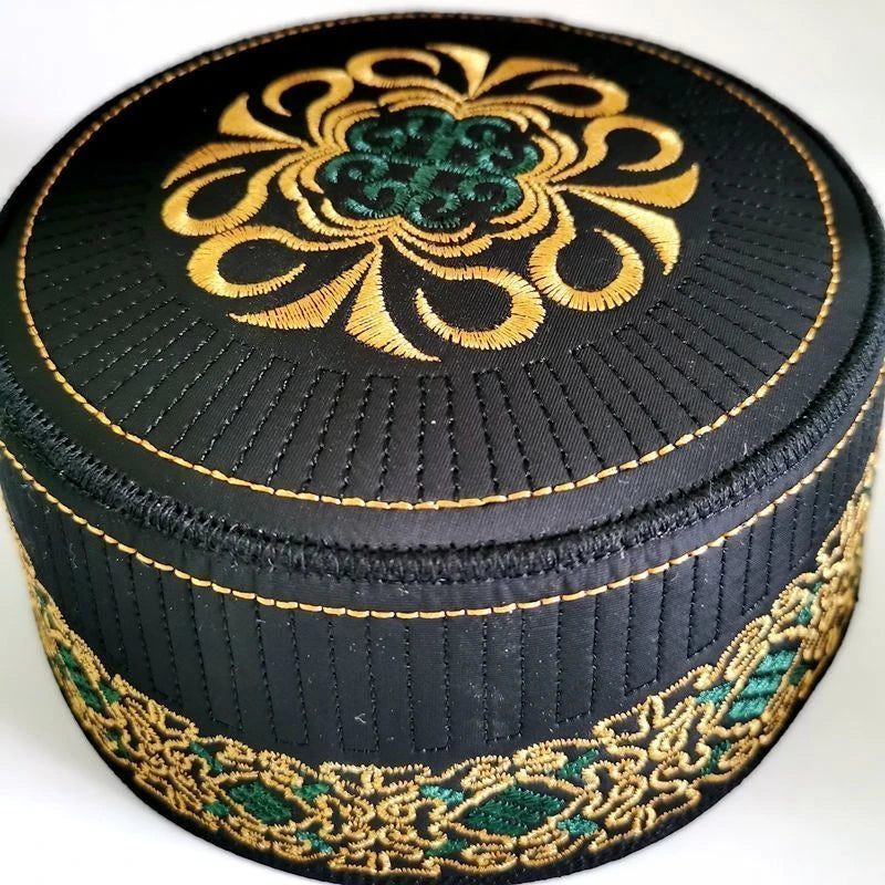 Muslim Caps For Men Colthing Prayer Hat Kufi Islamic Tax Products Kippa Hijab Saudi Arabia Jewish Embroidery 03122