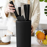 8.8inch Knife Holder Stand for Kitchen Chef Ceramic Knife Inserted Plastic Knives Block Storage Tank Holder Kitchen Accessories