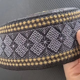 Muslim Caps For Men Colthing Hat Tax Products Turkey Kufi Islamic Kippah Jewish Embroider Luxury Black 03517