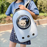 Outdoor Travel Puppy Cat Backpack Carrier Bag Breathable Pet Space Capsule Mascotas Supplies for Cats Goats transporter dla kota