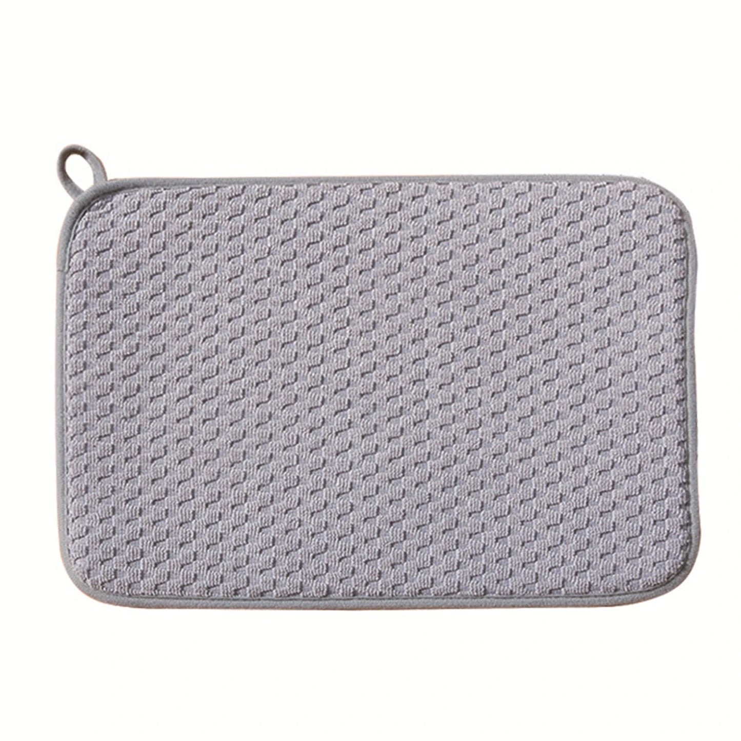 Kitchen Dish Drying Mat In The Cabinet Drying Mats Microfiber Absorbent Table Placemat Non Slip Heat Resistant Drain Drying Pad