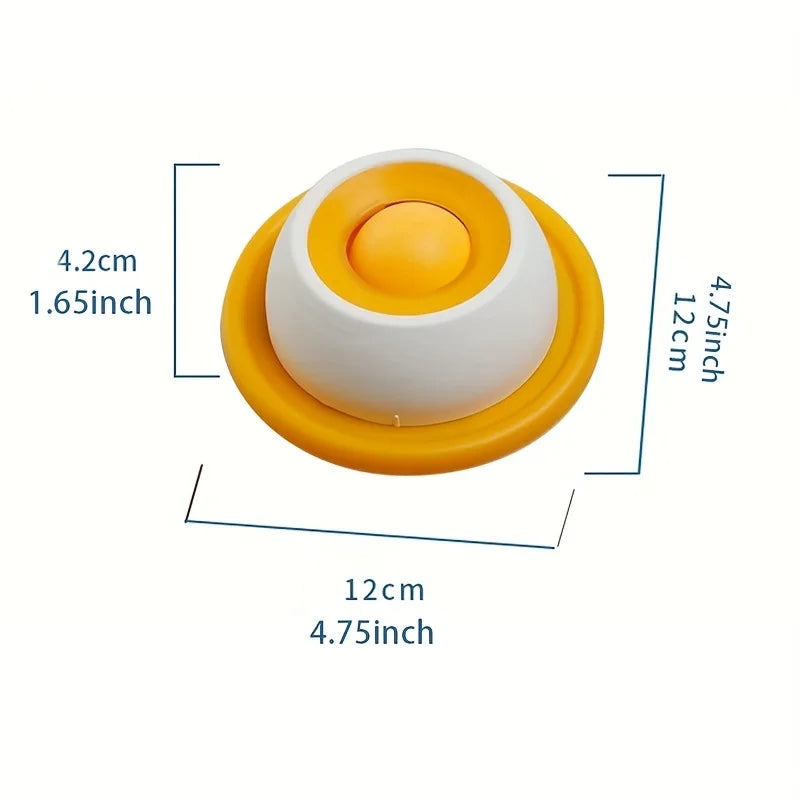Pet Lick Mat Yogurt Licking Plate Slow Feeder for Dogs & Cats - Interactive Snack Bowl, Promotes Dental Health, Pet Licking Mat