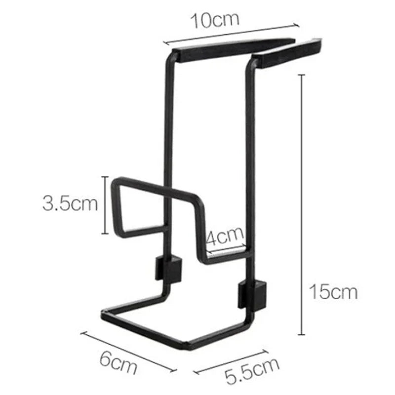 Kitchen Metal Sink Drying Holder Sink Rack Wall Sucker Sponge Storage Soap Stand Dish Cloth Shelf Organizer Products 2023