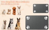Pet Feeding Mat-Absorbent Pet Placemat for Food and Water Bowl with Waterproof Rubber Backing Quick Dry Water Mat for Dog Cat
