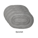 Placemats Set of 4,Heat resistant pad,Place Mat Washable Table Mats for Kitchen Dining Table Mixed Color Non-Slip Place mats