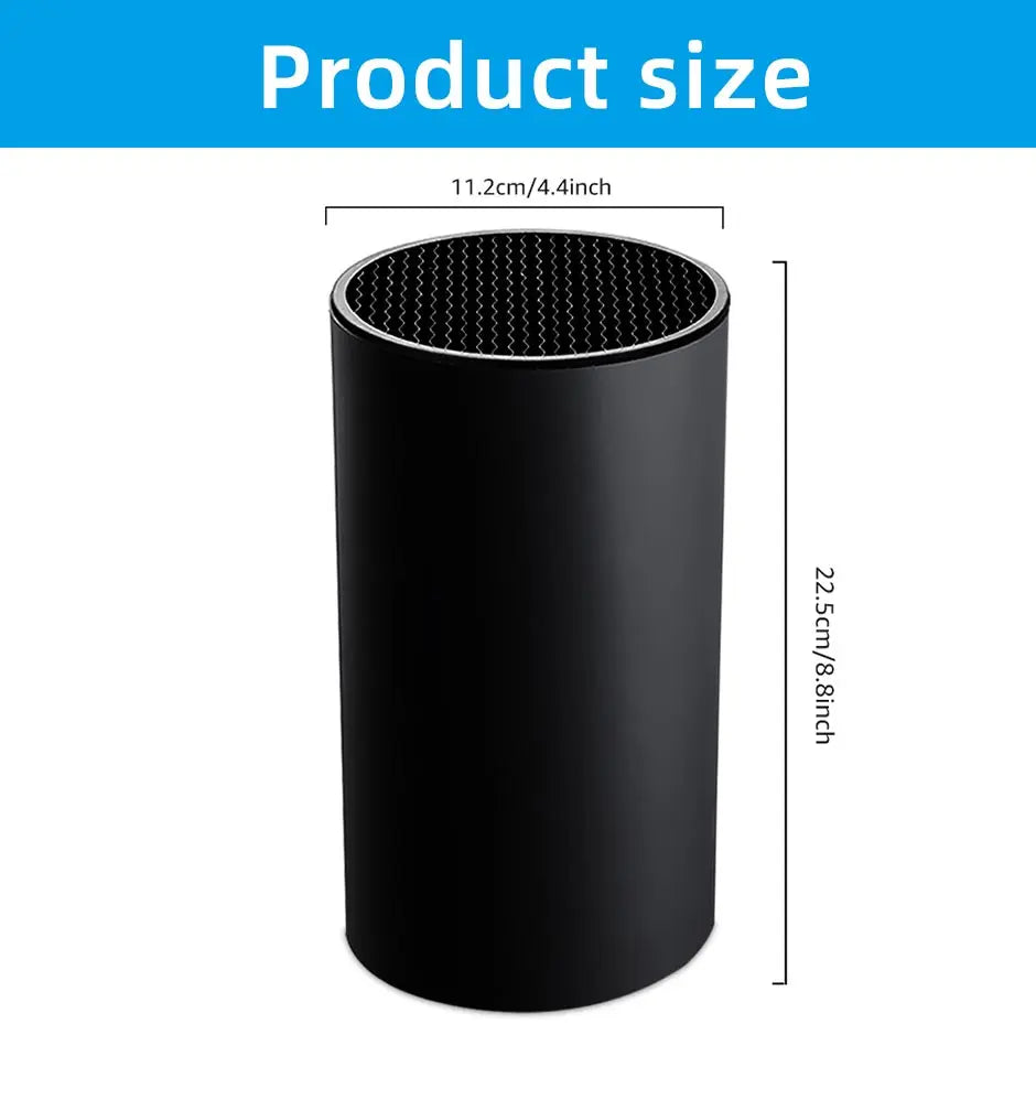 8.8inch Knife Holder Stand for Kitchen Chef Ceramic Knife Inserted Plastic Knives Block Storage Tank Holder Kitchen Accessories
