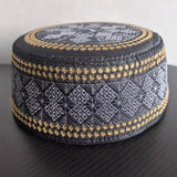Muslim Caps For Men Colthing Hat Tax Products Turkey Kufi Islamic Kippah Jewish Embroider Luxury Black 03517
