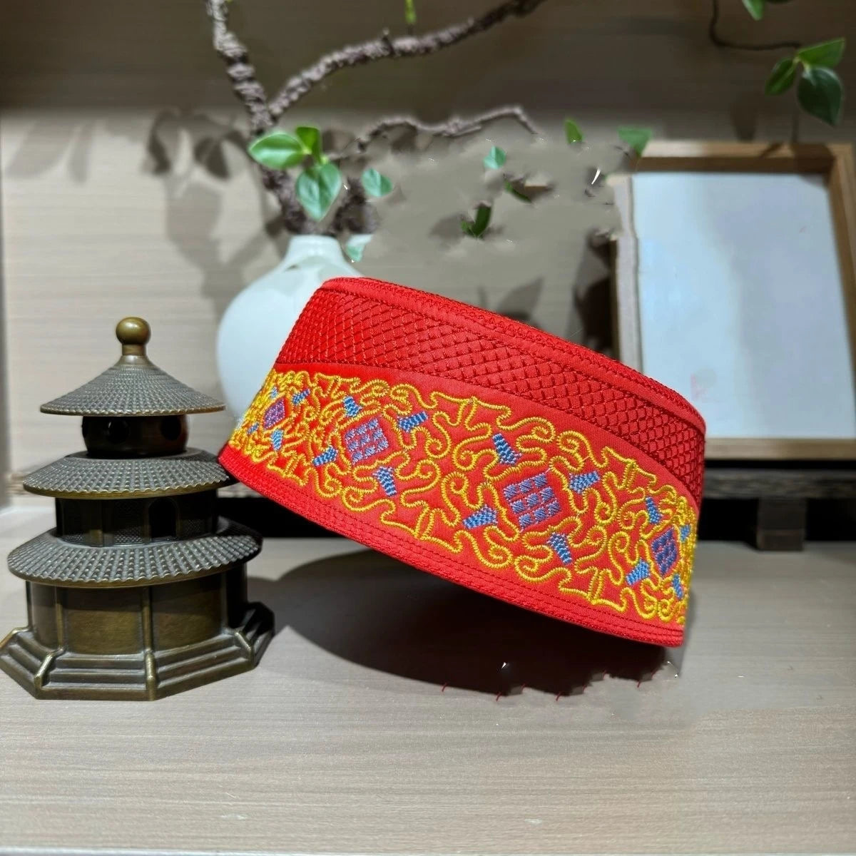 Muslim Caps For Men Colthing Prayer Hat Kufi Islamic Tax Products Kippa Hijab Saudi Arabia Jewish Embroidery 03122