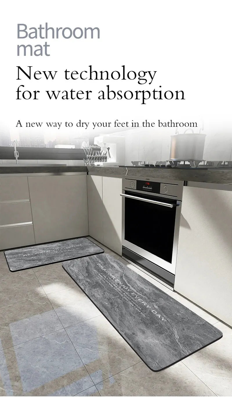 Kitchen Floor Mat Kitchen Rugs Living Room Long Bedside Area Rug Hallway Bathroom Carpet Entrance Doormat Washable