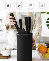 8.8inch Knife Holder Stand for Kitchen Chef Ceramic Knife Inserted Plastic Knives Block Storage Tank Holder Kitchen Accessories
