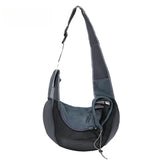 Pet backpack, portable shoulder bag for travel, hands-free outdoor crossbody bag suitable for cat and dog pet supplies