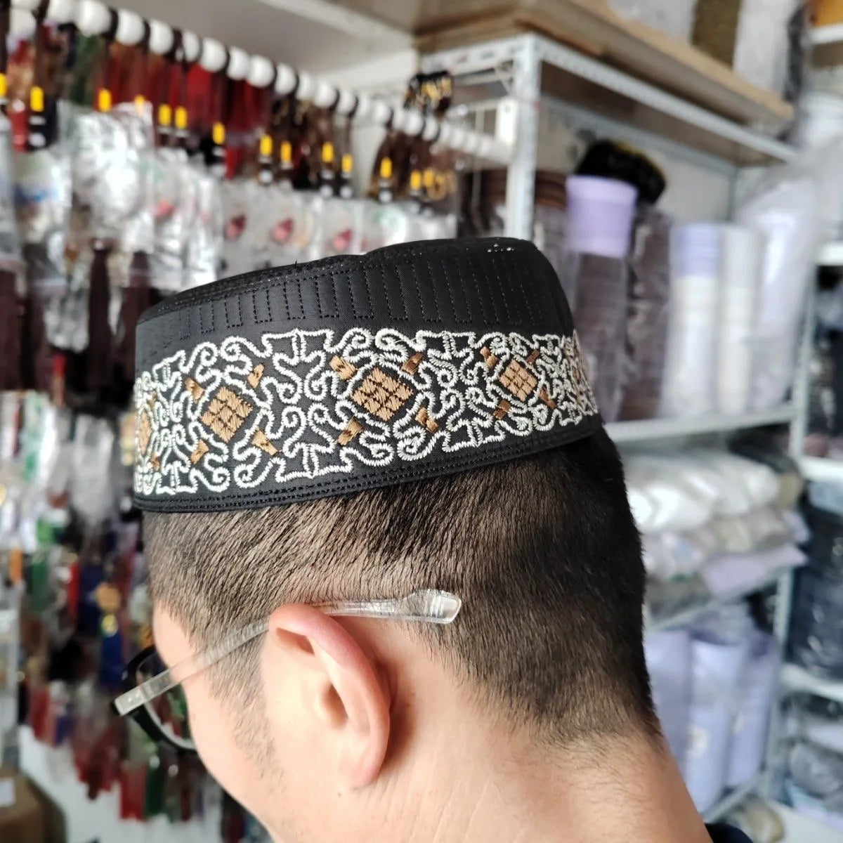Muslim Caps For Men Colthing Prayer Hat Kufi Islamic Tax Products Kippa Hijab Saudi Arabia Jewish Embroidery 03122