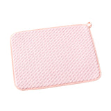 Kitchen Dish Drying Mat In The Cabinet Drying Mats Microfiber Absorbent Table Placemat Non Slip Heat Resistant Drain Drying Pad