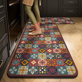 Kitchen Mat Printed Kitchen Rugs Area Mat Hallway Long Carpets for Living Room Bedroom Entrance Doormat Living Room Decoration