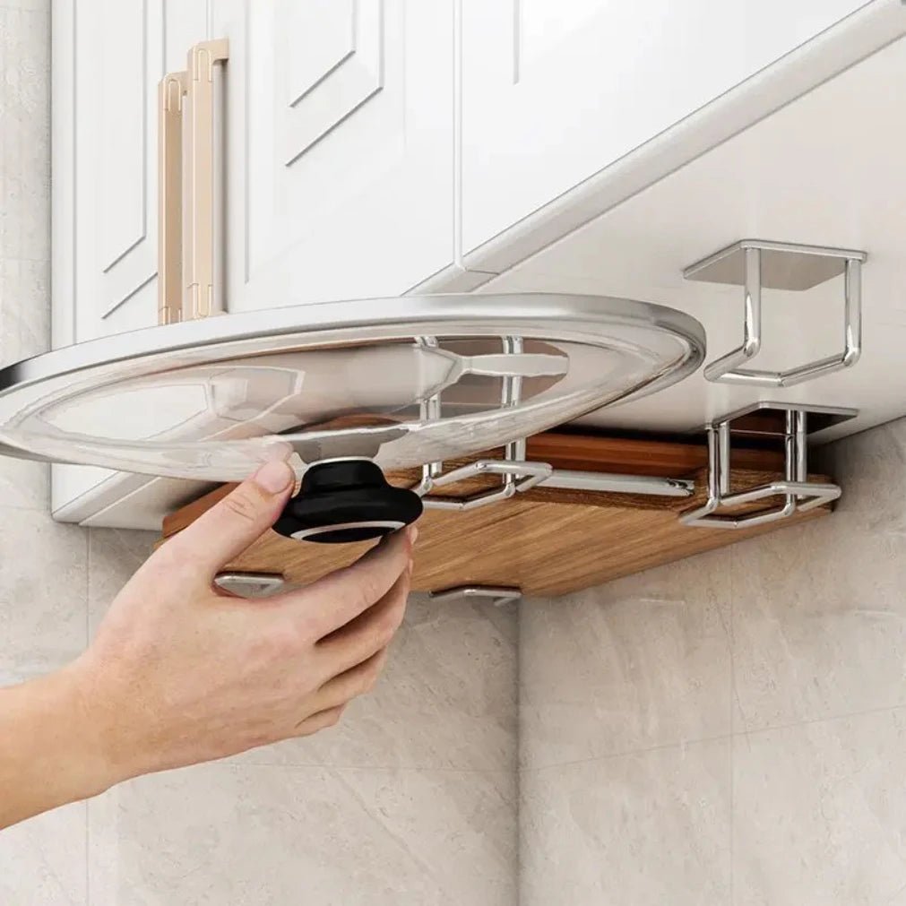 Kitchen Sponge Drainage Rack Stainless Steel Pot Lid Cutting Board Storage Rack Multifunctional Storage Rack Holder KitchenTools