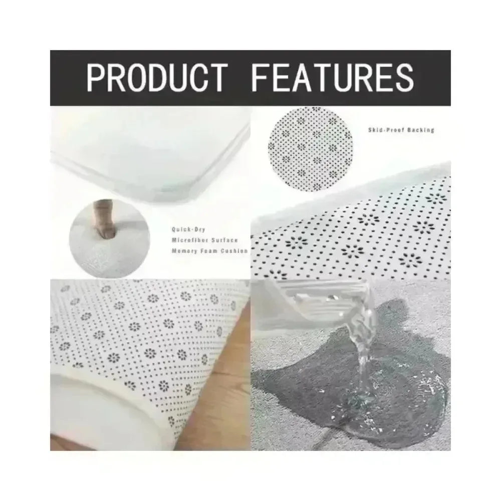Kitchen Mat Printed Kitchen Rugs Area Mat Hallway Long Carpets for Living Room Bedroom Entrance Doormat Living Room Decoration