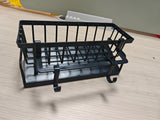 1Pc Multifunctional Plastic Kitchen Shelf Rag Storage Drainage Shelf,No-Punch Adhesive Spice Rack,Sink Tap Drain Rack with Hooks