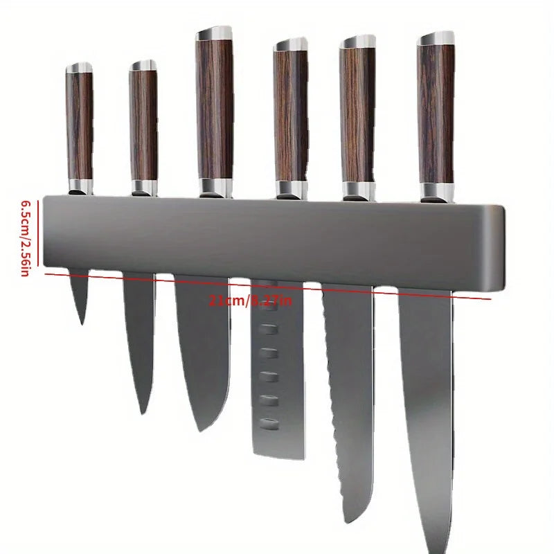 Minimalist Knife Holder for Storing and Inserting Kitchen Knives Kitchen Multifunctional Storage Rack Knife Holder Wall Mounted