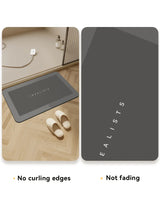 Diatomaceous Earth Bath Mat Super Absorbent Non Slip Fast Drying Soft Floor Mat for Bathroom Shower Laundry Bedroom Kitchen RV