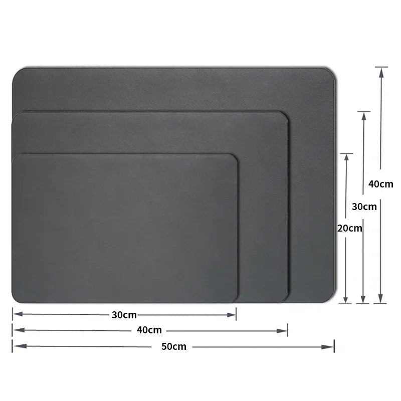 Kitchen Mat Drainer Kitchen Pad Coffee Absorbent Dish Place Mats Drying Tableware Pad Dish Cocina Mats for Kitchen Accessories