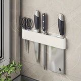 Minimalist Knife Holder for Storing and Inserting Kitchen Knives Kitchen Multifunctional Storage Rack Knife Holder Wall Mounted