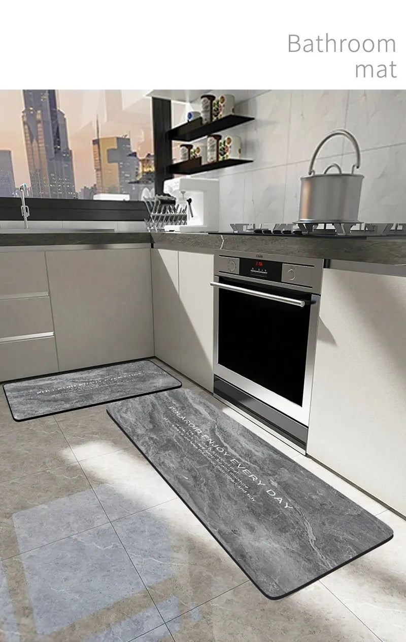 Kitchen Floor Mat Kitchen Rugs Living Room Long Bedside Area Rug Hallway Bathroom Carpet Entrance Doormat Washable