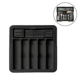 BPA Free Large Expandable Cutlery Tray - Kitchen Drawer Organizer for Silverware
