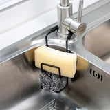 Kitchen Metal Sink Drying Holder Sink Rack Wall Sucker Sponge Storage Soap Stand Dish Cloth Shelf Organizer Products 2023