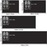 Long strip diatom mud kitchen carpet simple printed non-slip mat bathroom absorbent foot mat door mat