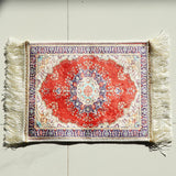 A Portable Eid Prayer Mat Measuring 30* 49.5cm Cm, Suitable for Indoor and Outdoor Use, Is an Ideal Choice for Studying, Living Rooms, Ramadan and Hajj Activities This Is a Popular and Beautiful Prayer Mat.