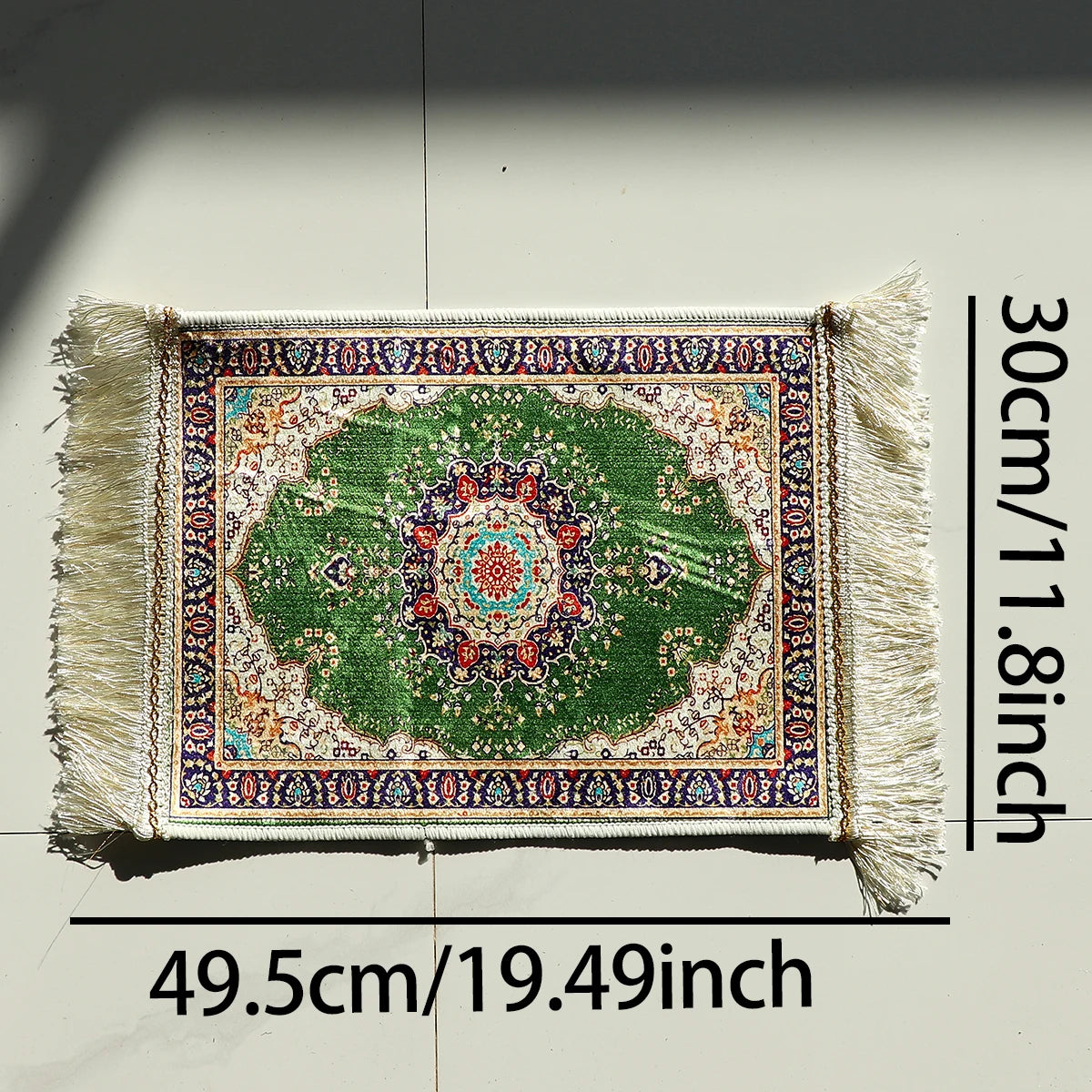 A Portable Eid Prayer Mat Measuring 30* 49.5cm Cm, Suitable for Indoor and Outdoor Use, Is an Ideal Choice for Studying, Living Rooms, Ramadan and Hajj Activities This Is a Popular and Beautiful Prayer Mat.