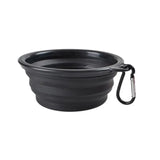 Portable Pet Food Bowl  Durable TPR Bowl  Cat and Dog Food Pet Silicone Collapsible Bowl Portable Travel Outdoor Water Food Bowl