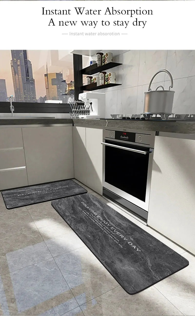 Kitchen Floor Mat Kitchen Rugs Living Room Long Bedside Area Rug Hallway Bathroom Carpet Entrance Doormat Washable